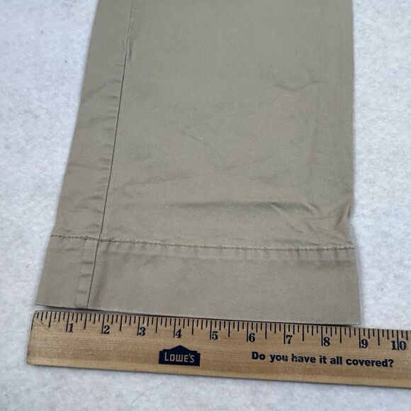Vintage Y2K Old Navy Pants Womens 6 Beige Khaki Cargo Bootcut Casual Work - Picture 9 of 12